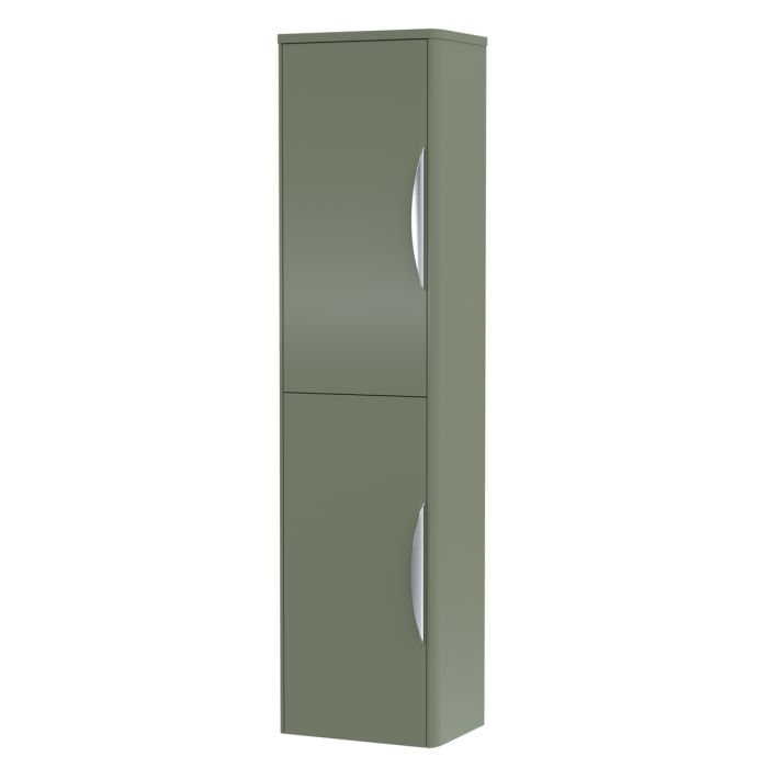 Dezine Dulais 350mm Satin Green Tall Storage Unit