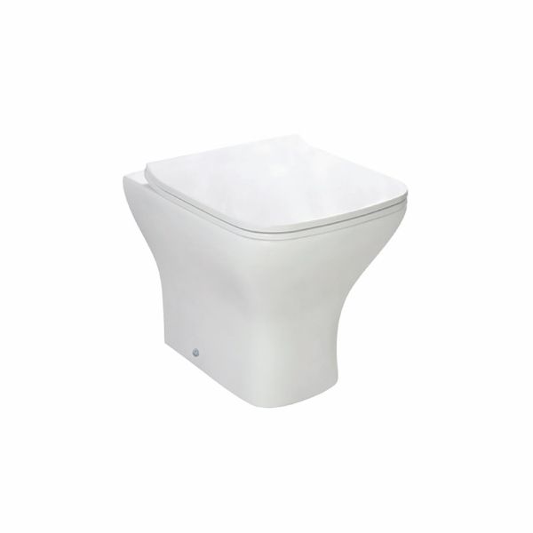 Dezine Bann Back To Stort Toilet with Nith Soft Close Seat