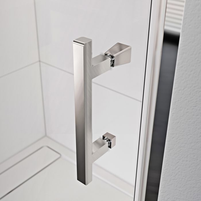 Dezine Pro 8 1000mm Frameless 8mm Hinged Shower Door