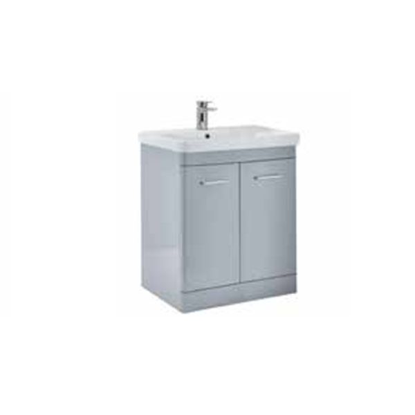 Dezine Don 800mm Pebble Grey Floorstanding Vanity Unit