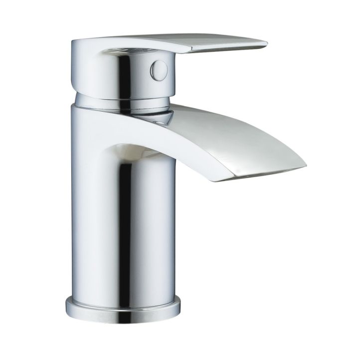 Dezine Amur Basin Mixer with Push Button Waste