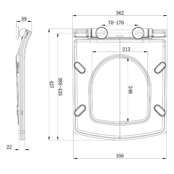 Dezine Eamont Nithline Toilet Seat