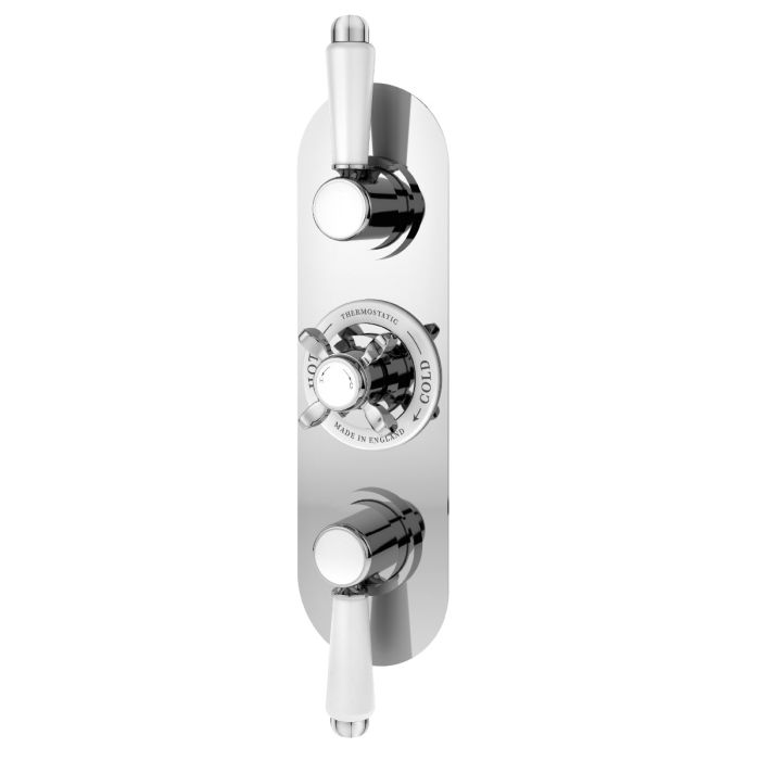 Dezine Petteril Concealed Triple Shower Valve, 2 Outlet