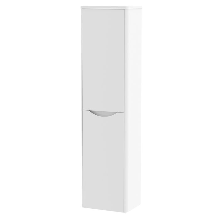 Dezine Derwent 350mm Satin White Tall Storage Unit