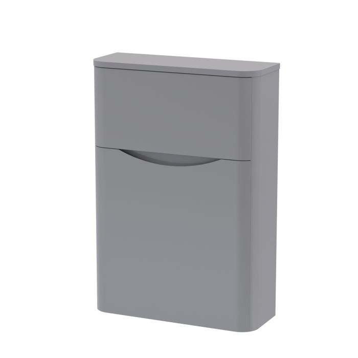 Dezine Derwent 550mm Satin Grey WC Unit