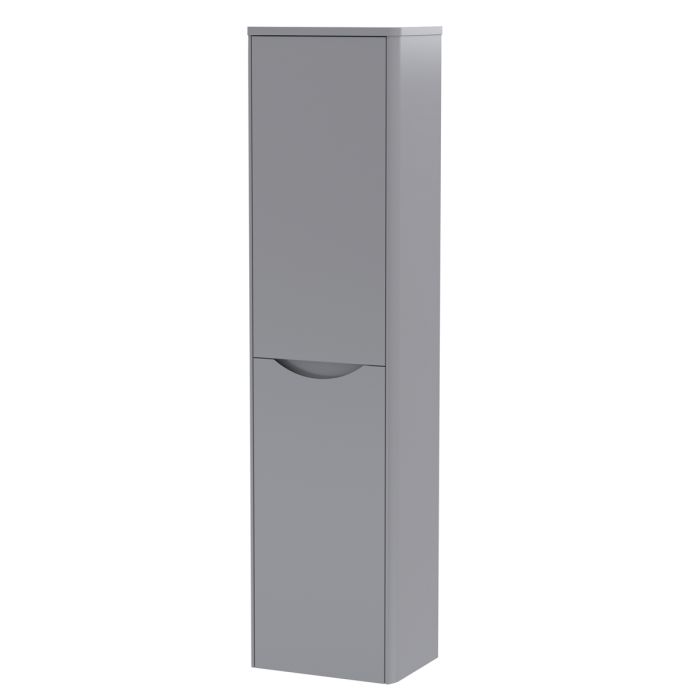 Dezine Derwent 350mm Satin Grey Tall Storage Unit