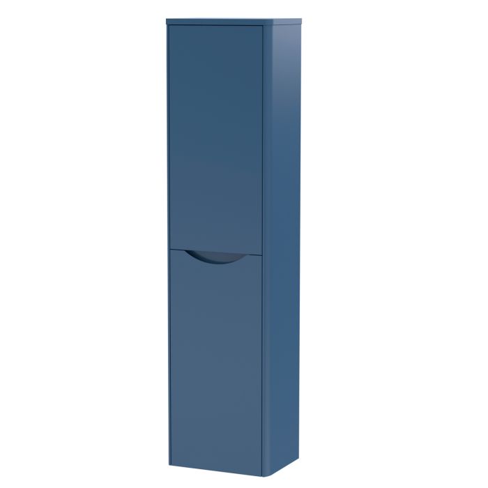 Dezine Derwent 350mm Satin Blue Tall Storage Unit