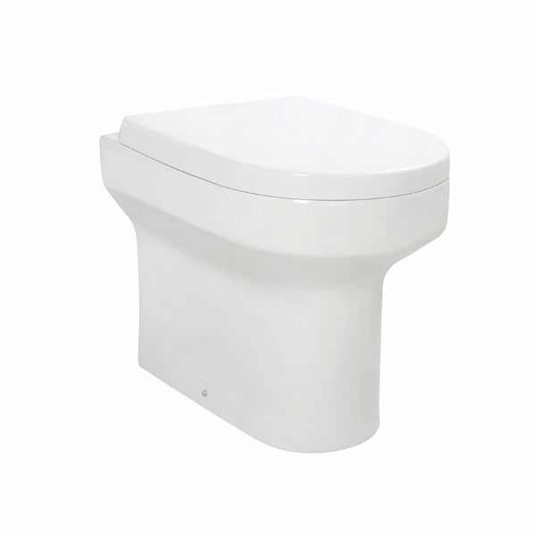 Dezine Meavy Back To Stort Toilet with Quick Release Soft Close Seat