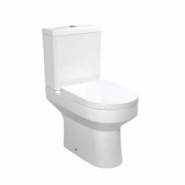 Dezine Meavy Comfort Height Close Coupled Toilet with Soft Close Seat