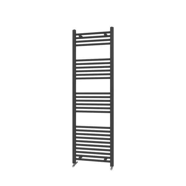 Dezine Ottery Towel Radiator - 1600mm X 400mm - Black