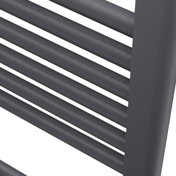 Dezine Ottery Towel Radiator - 800mm X 500mm - Anthracite