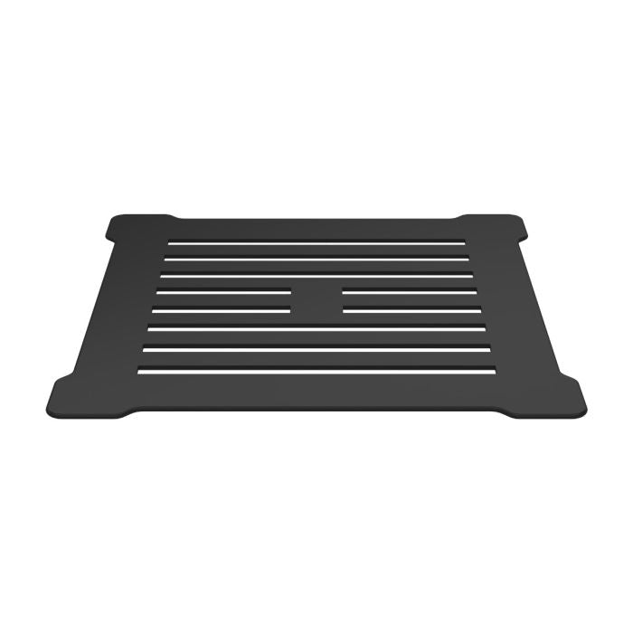 Dezine Square Shower Waste with Black Top for Slate Trays