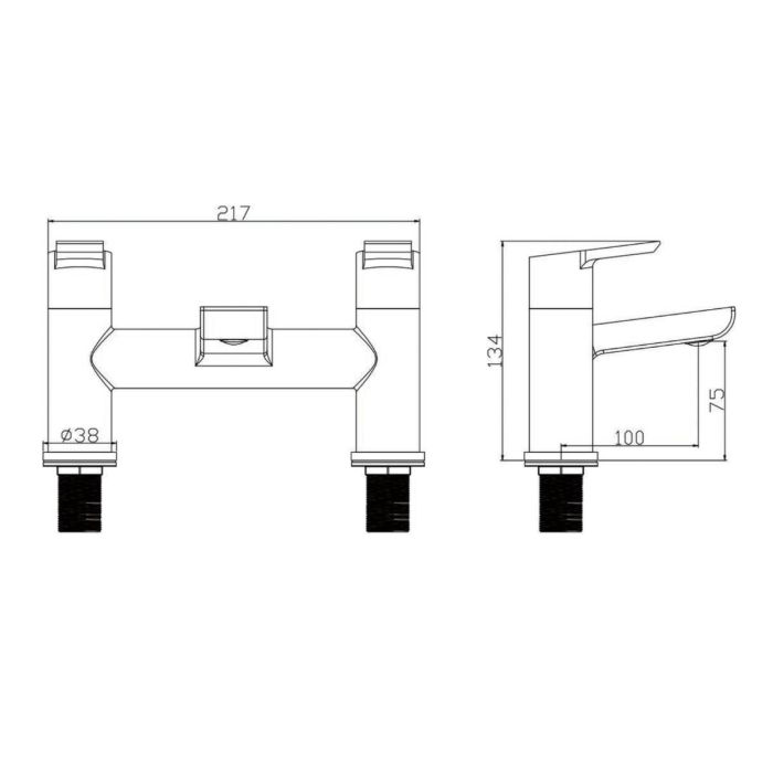 Dezine Fal Bath Filler