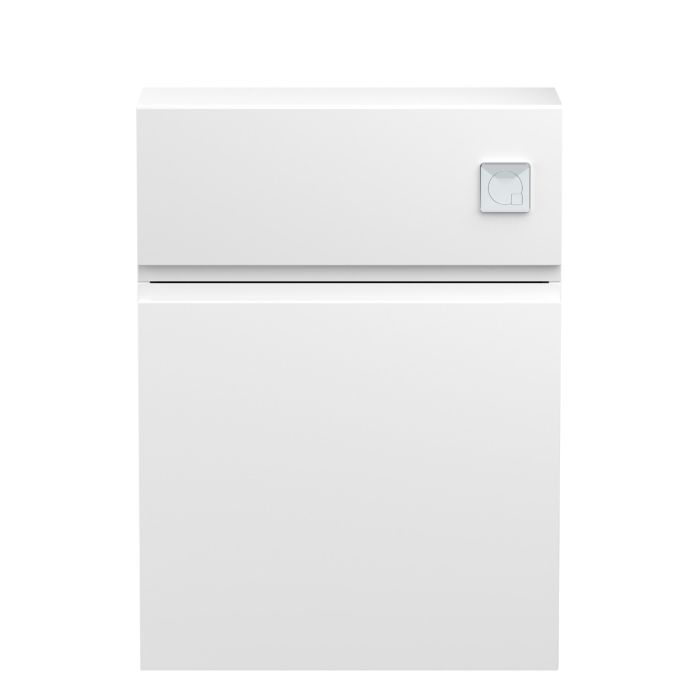 Dezine Dove 600mm Satin White WC Unit