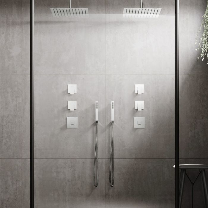 Dezine Cubo Pure Concealed Manual Shower Valve