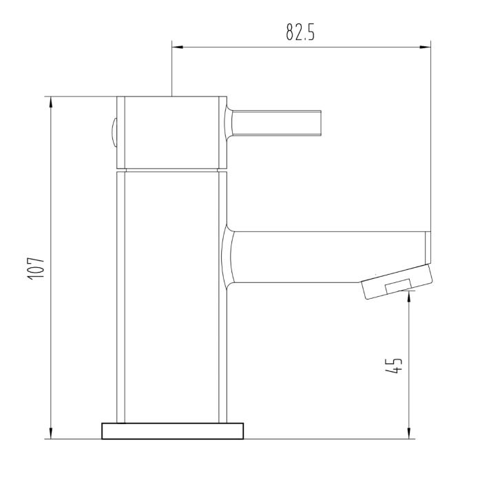 Dezine Kingswood Basin Pillar Taps