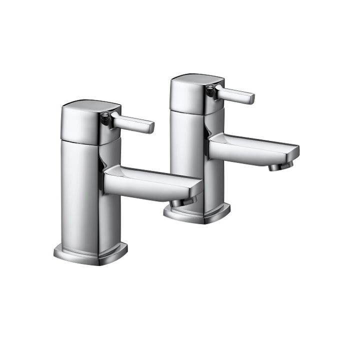 Dezine Kingswood Basin Pillar Taps